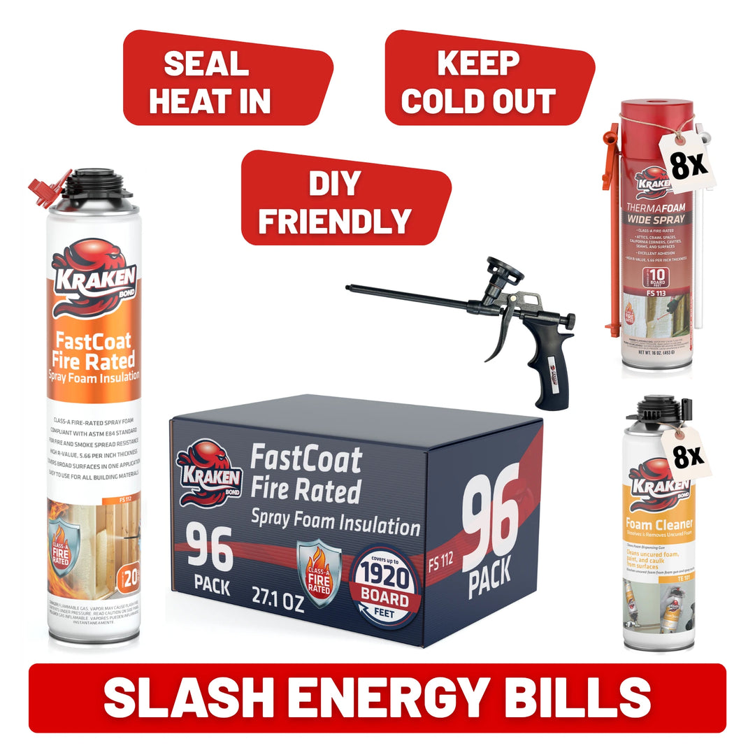 FastCoat Insulation Spray Foam Kit | Class A Fire Rated