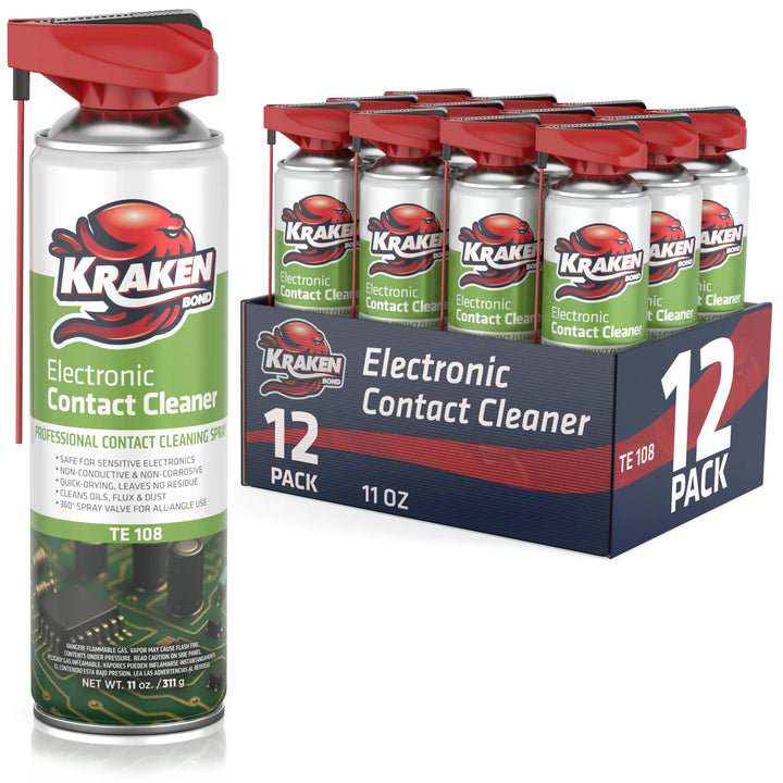 Electronic Contact Cleaner Spray – Quick Drying, Nonconductive 11 oz