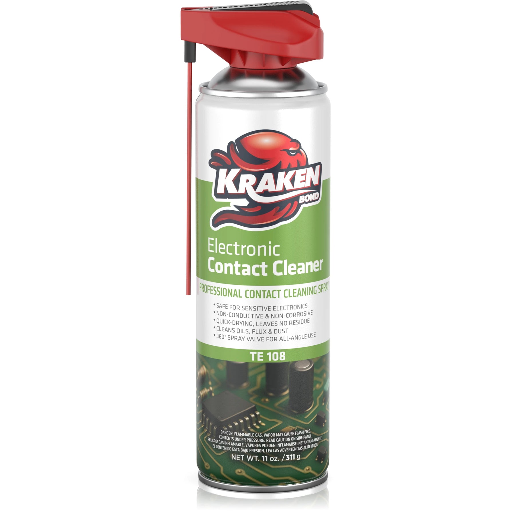 Electronic Contact Cleaner Spray - Quick Drying, Nonconductive 1 Pack Electronic Contact Cleaner Spray - Quick Drying, Nonconductive 1 Pack