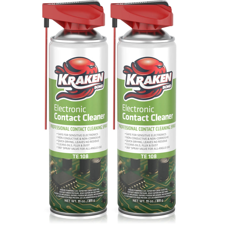 Electronic Contact Cleaner Spray – Quick Drying, Nonconductive 11 oz