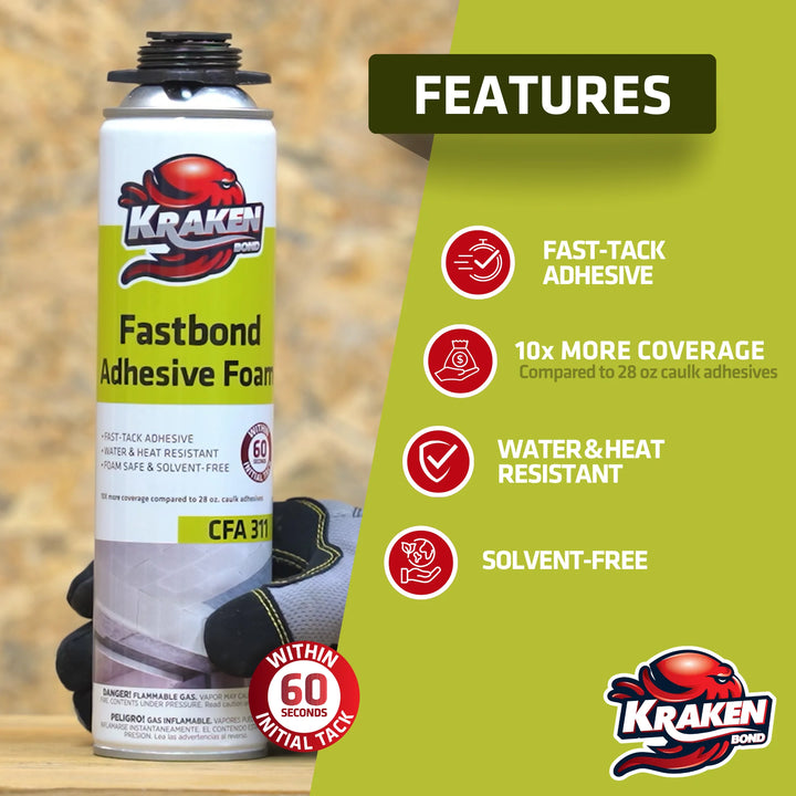 Fastbond Adhesive Gun Foam - 24 oz.