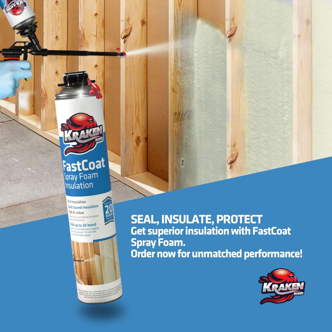 Fastcoat Insulation Spray Foam, Closed Cell Expanding Foam