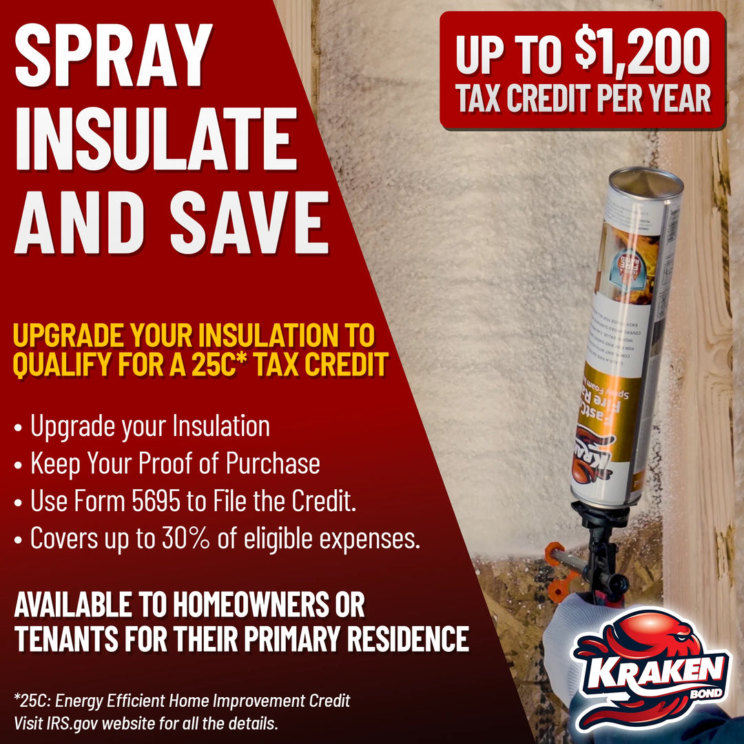 Fastcoat Insulation Spray Foam, Closed Cell Expanding Foam | Class A Fire Rated