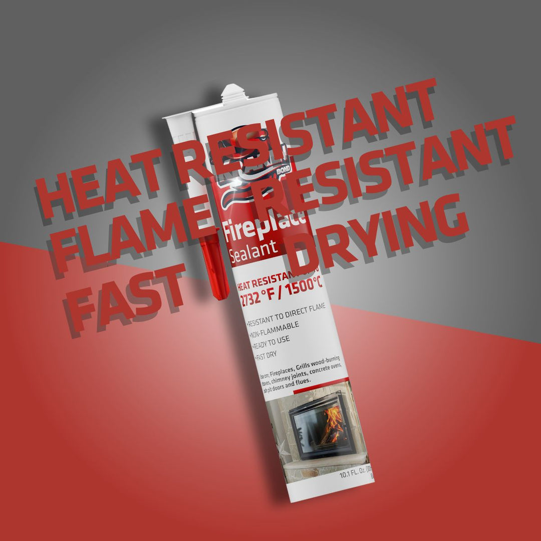 High Temperature Black Fireplace Sealant