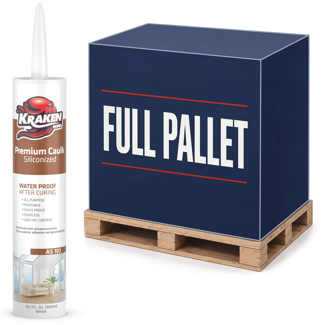 Premium Siliconized Caulk Sealant 10.1 fl oz White