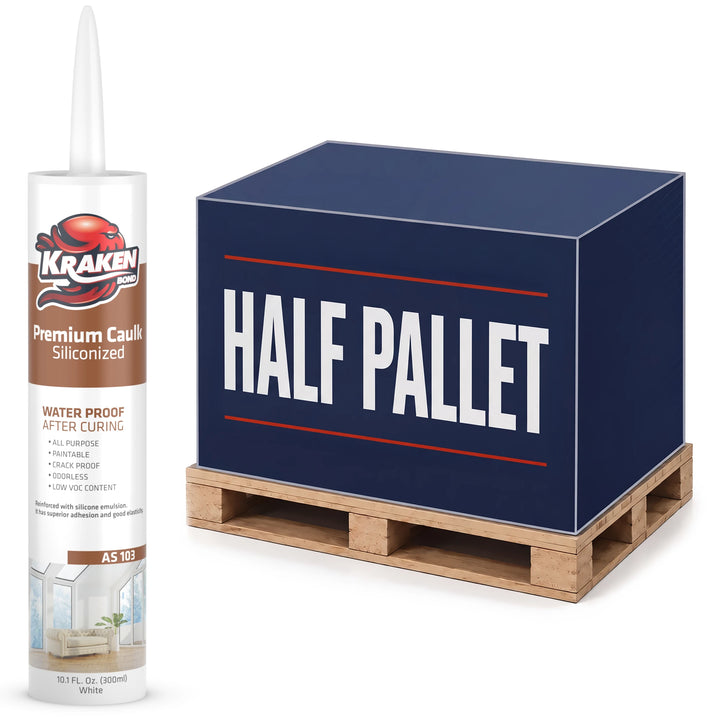 Premium Siliconized Caulk Sealant 10.1 fl oz White