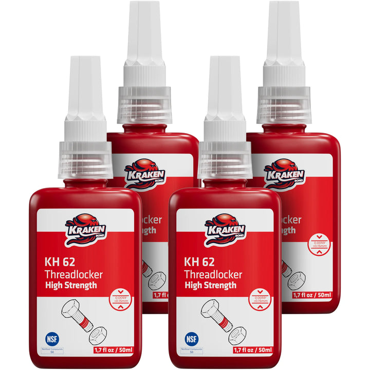 High Strength Red Threadlocker - KH 62 - 1.7 fl oz