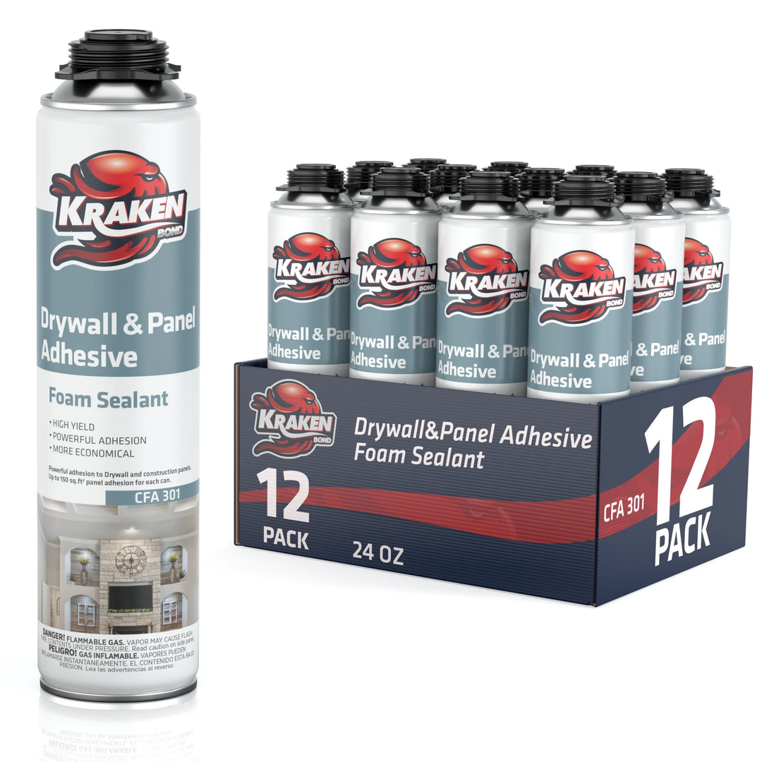 Drywall & Panel Adhesive Foam, 24 Fl Oz