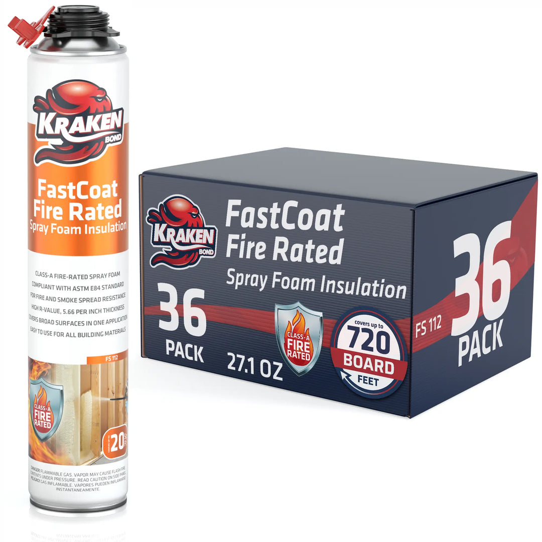 FastCoat Insulation Spray Foam, Closed Cell Expanding Foam | Class A Fire Rated
