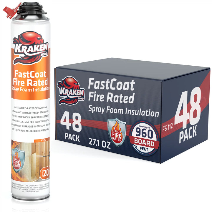 FastCoat Insulation Spray Foam, Closed Cell Expanding Foam | Class A Fire Rated