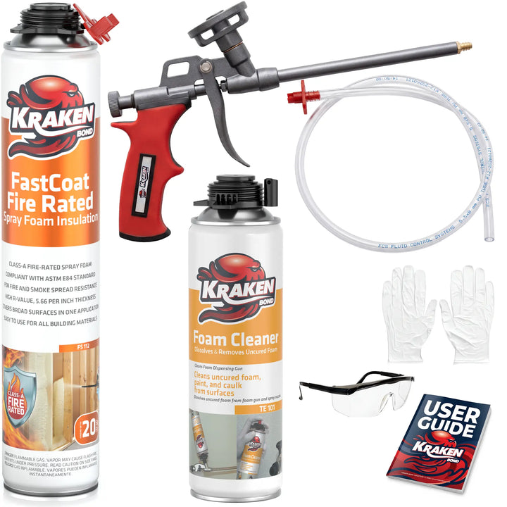 FastCoat Insulation Spray Foam, Closed Cell Expanding Foam | Class A Fire Rated