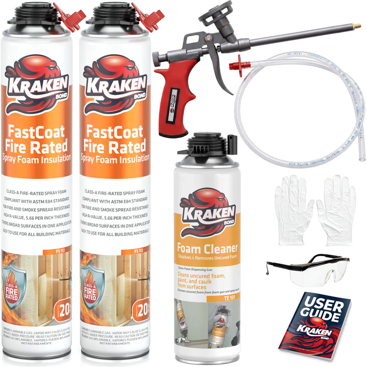 FastCoat Insulation Spray Foam, Closed Cell Expanding Foam | Class A Fire Rated