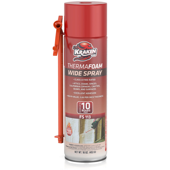 ThermaFoam Wide Spray Insulation Foam - Expanding Polyurethane Foam Sealant