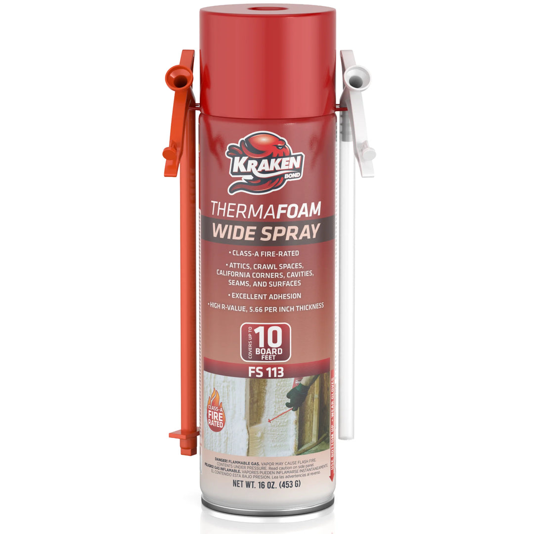 ThermaFoam Wide Spray Foam Insulation - Expanding Polyurethane Foam Sealant