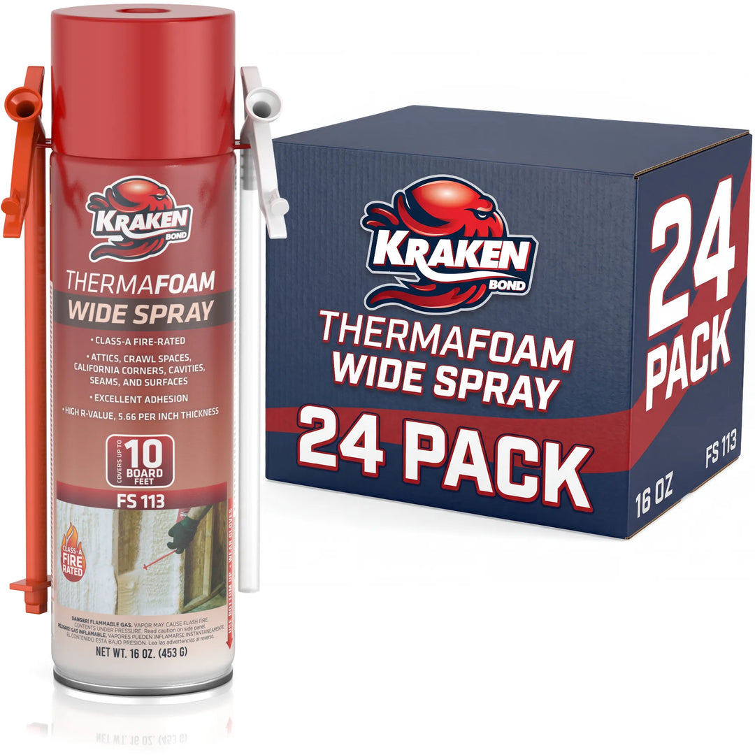 ThermaFoam Wide Spray Foam Insulation - Expanding Polyurethane Foam Sealant