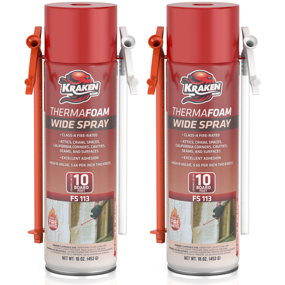 ThermaFoam Wide Spray Foam Insulation - Expanding Polyurethane Foam Sealant