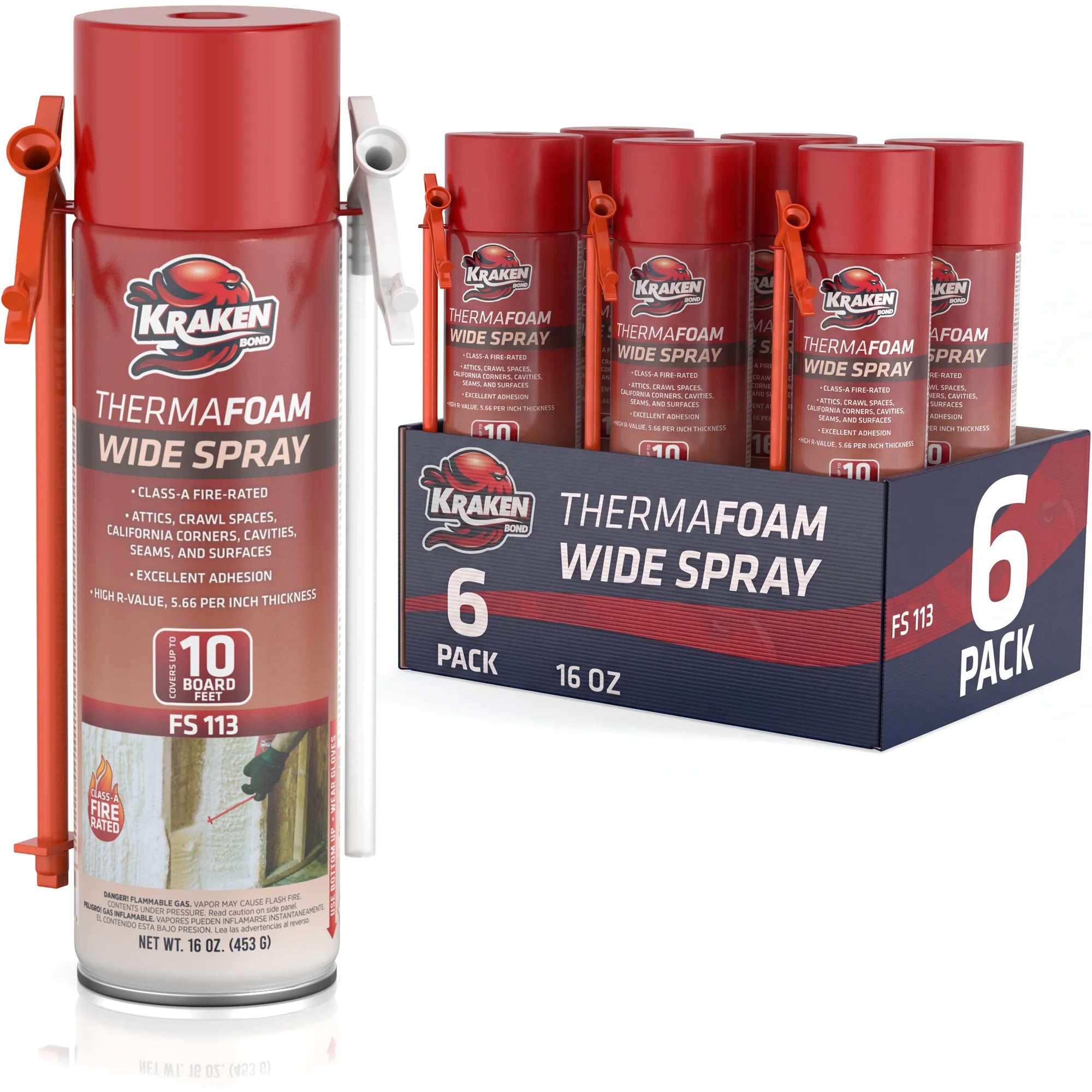 ThermaFoam Wide Spray 6 Pack