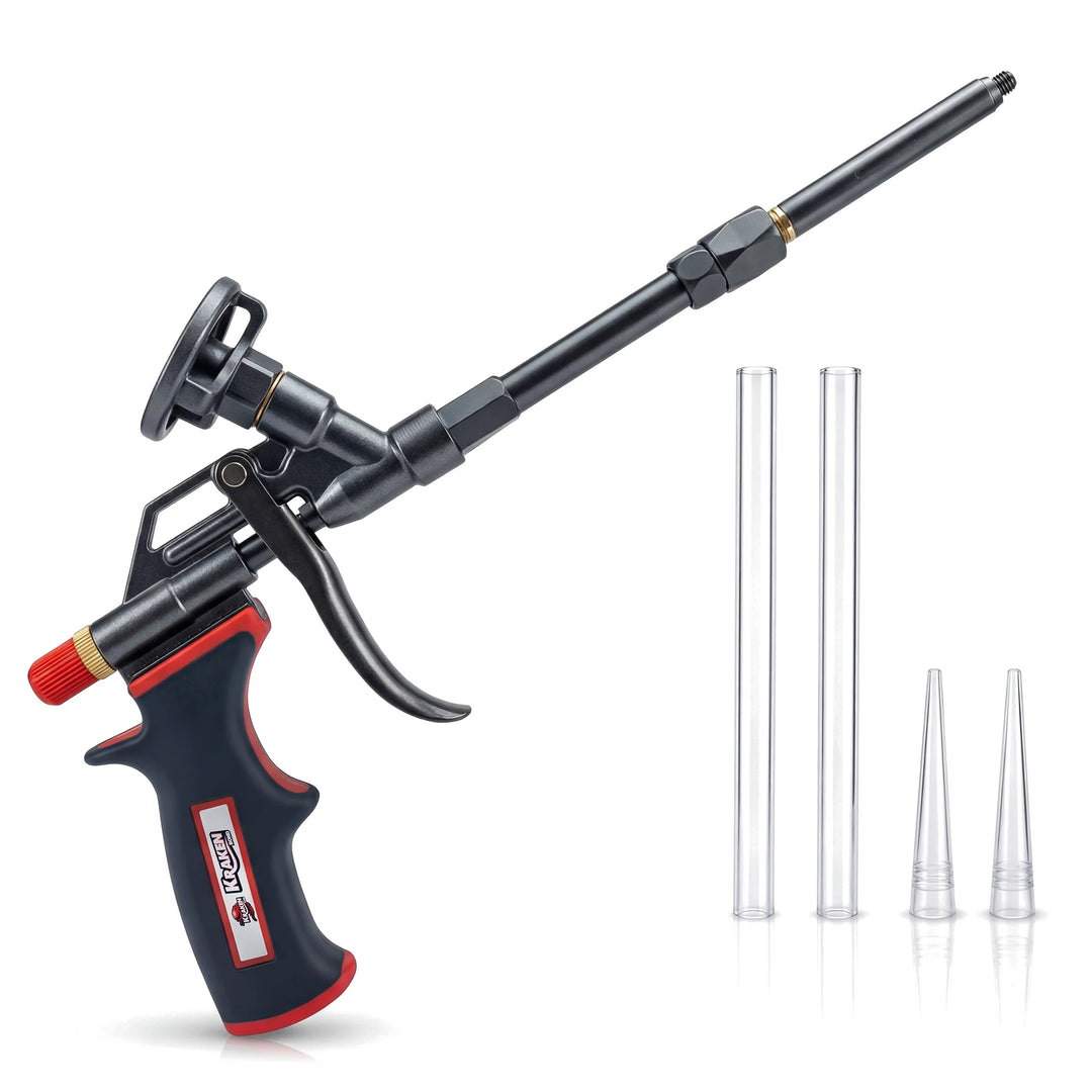 Pro Spray Insulation Foam Gun, 360° Swivel Tip - 8"