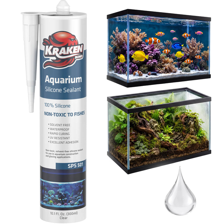 Sellador de Silicona 100% para Acuarios 10.1 fl oz