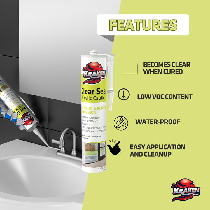 Clear Seal Acrylic Caulk