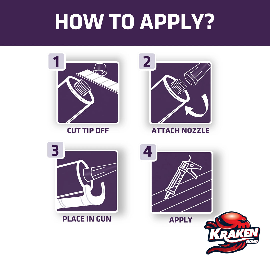 Kraken Ultra Grab Adhesivo para la construcción 300 ml (10,1 onzas líquidas)