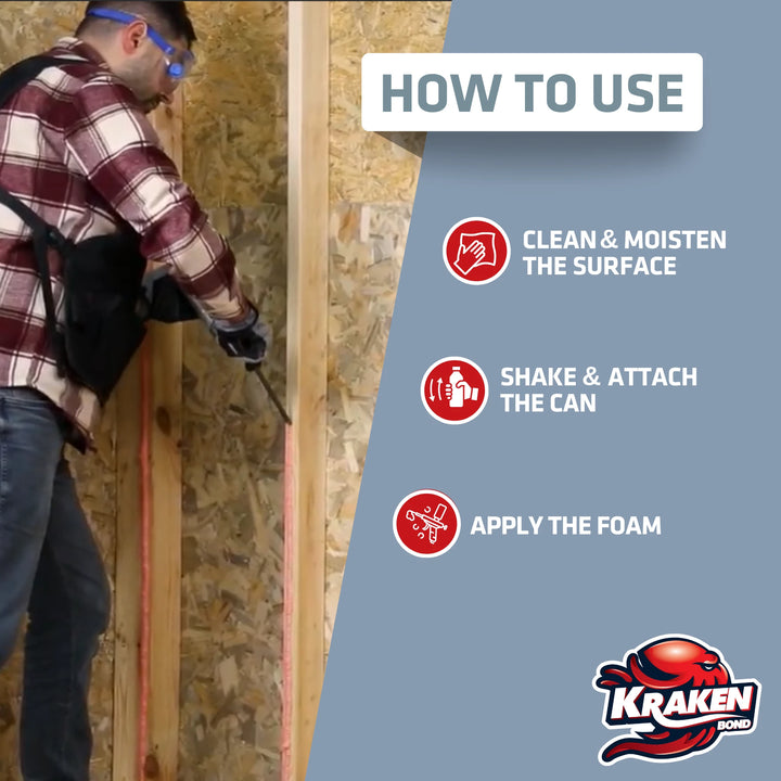 Drywall & Panel Adhesive Foam, 24 oz