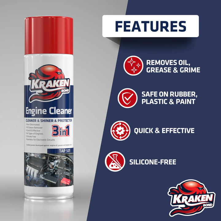 Engine Cleaner and Degreaser Spray - 12.3 oz