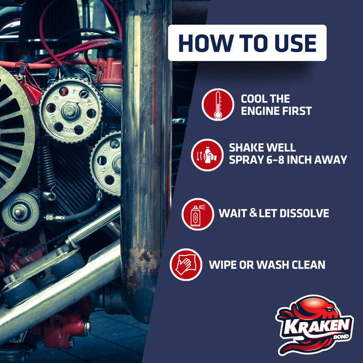 Engine Cleaner and Degreaser Spray - 12.3 oz