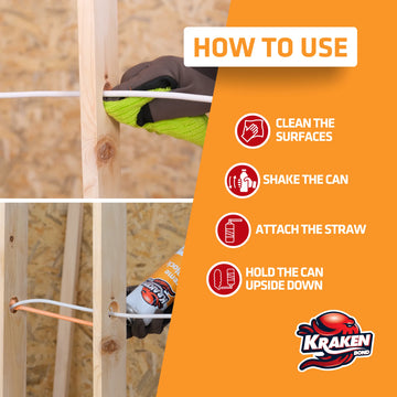 Extreme Fire Block Polyurethane Foam Sealant | Krakenbond – Kraken