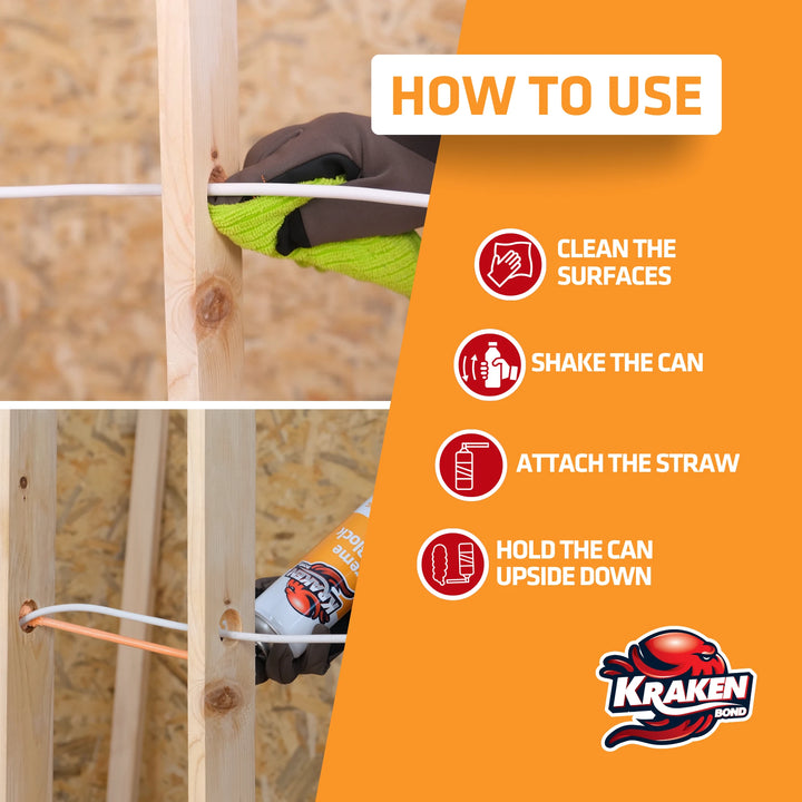 Extreme Fire Block Polyurethane Foam Sealant 12/24 oz