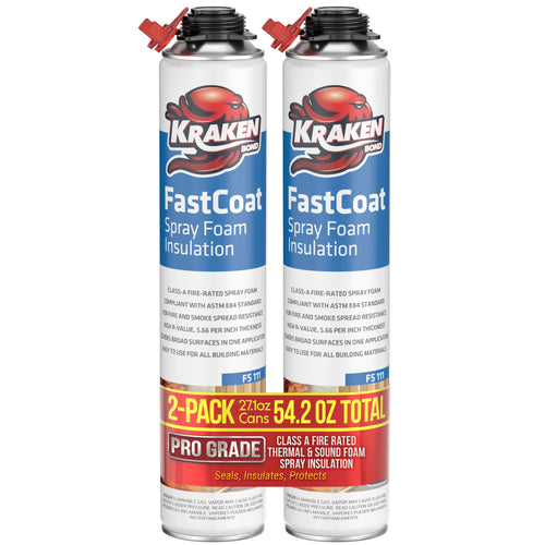 FastCoat Insulation Spray Foam, Closed Cell Expanding Foam | Class A Fire Rated
