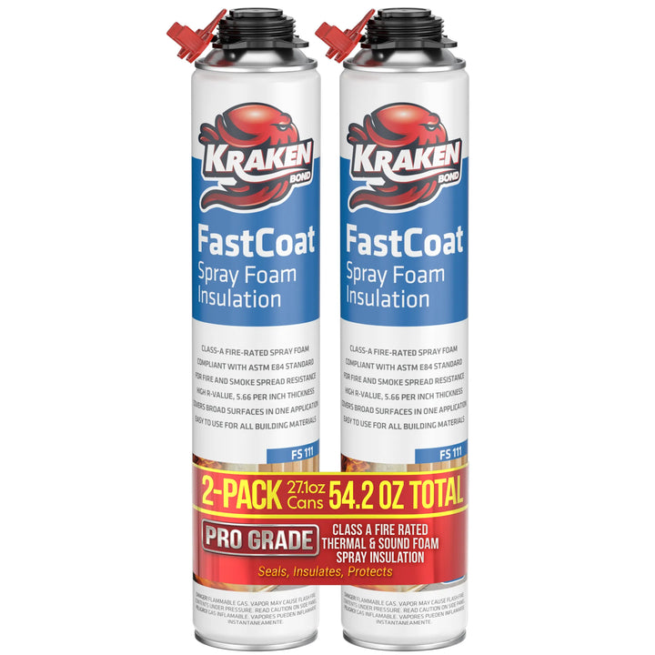 FastCoat Insulation Spray Foam, Closed Cell Expanding Foam | Class A Fire Rated