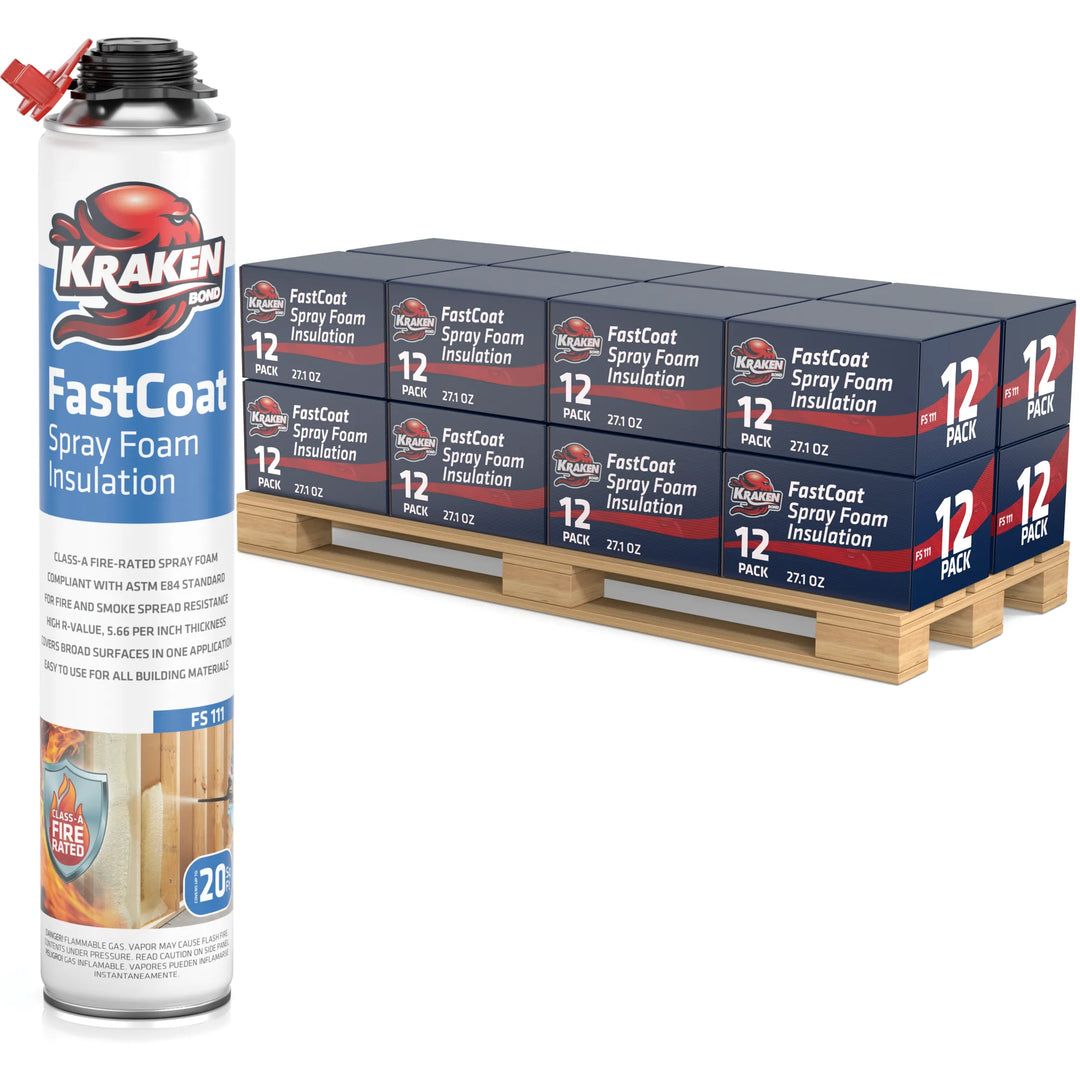 FastCoat Insulation Spray Foam, Closed Cell Expanding Foam | Class A Fire Rated