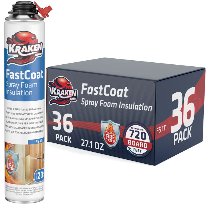 FastCoat Insulation Spray Foam, Closed Cell Expanding Foam | Class A Fire Rated