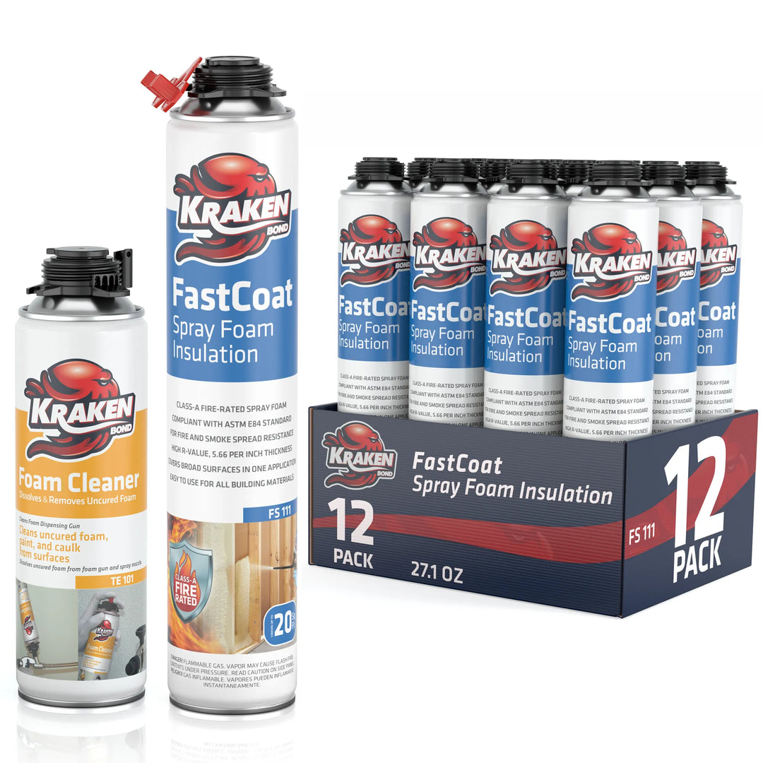 FastCoat Insulation Spray Foam, Closed Cell Expanding Foam | Class A Fire Rated