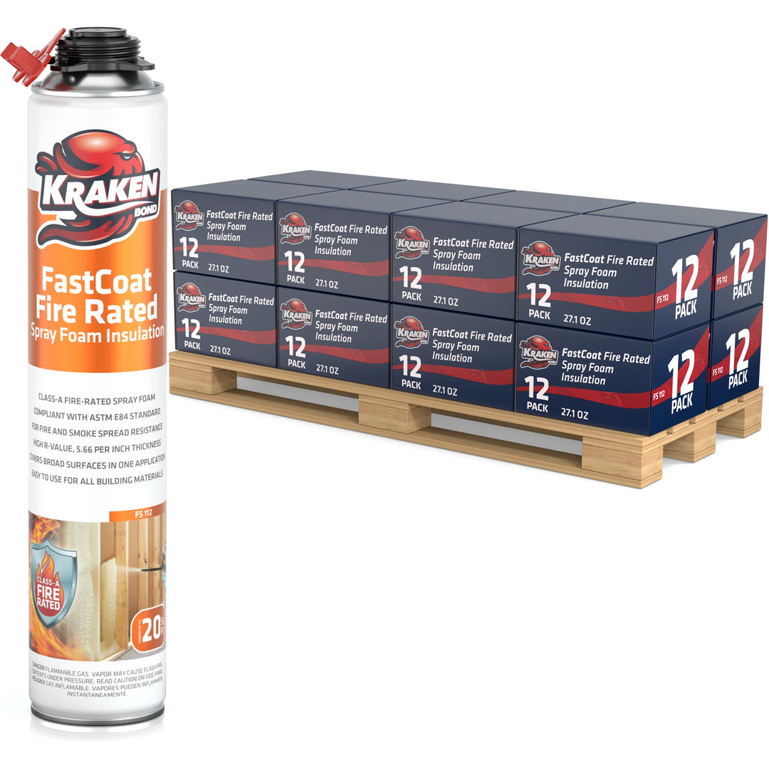 FastCoat Insulation Spray Foam, Closed Cell Expanding Foam | Class A Fire Rated
