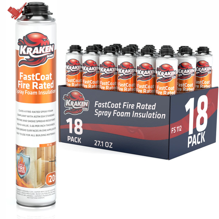 FastCoat Insulation Spray Foam, Closed Cell Expanding Foam | Class A Fire Rated