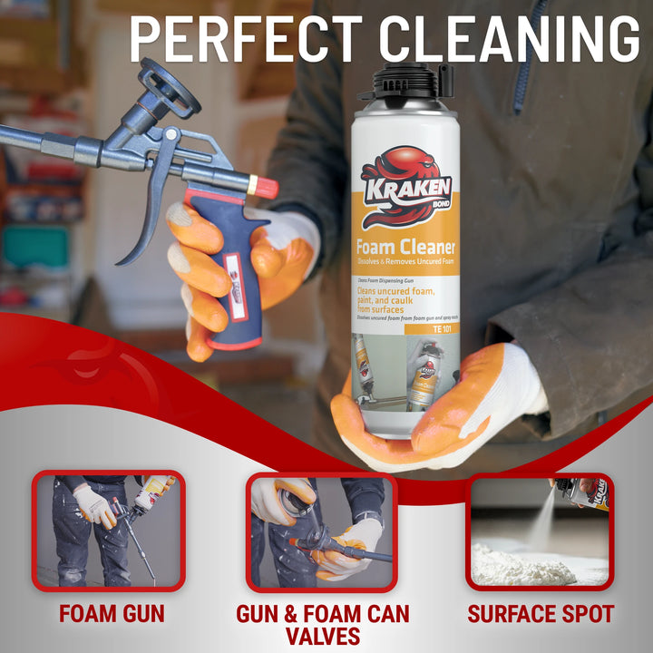 Polyurethane Foam & FoamGun Cleaner 12.3 oz