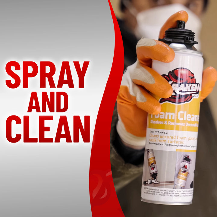 Polyurethane Foam & FoamGun Cleaner 12.3 oz