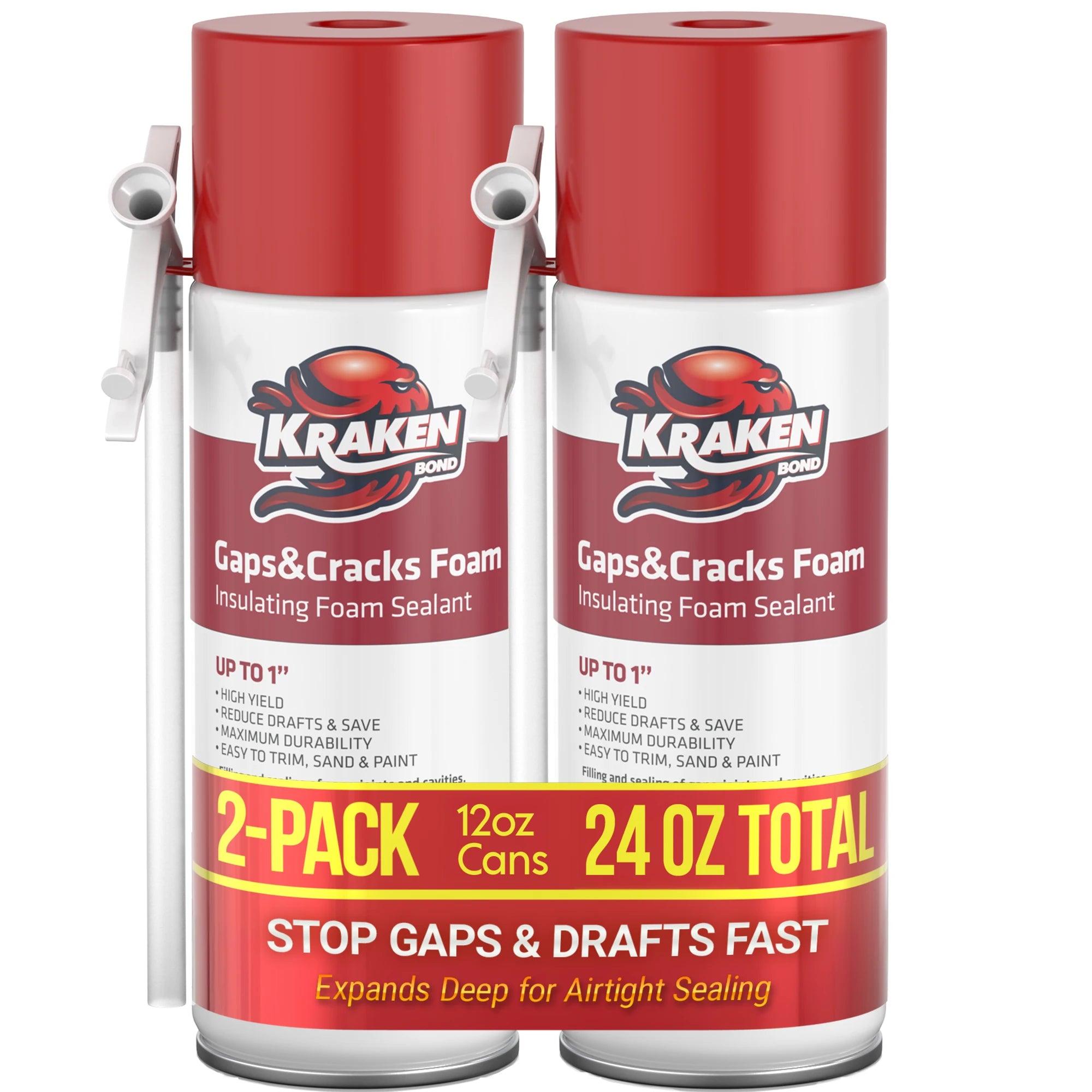 Gaps and Cracks Filler Foam 2 Pack