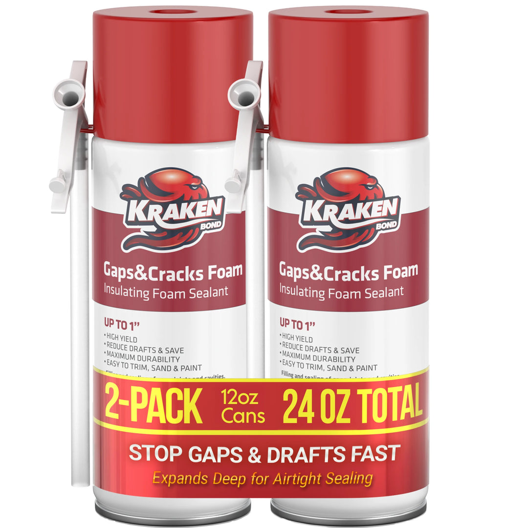 Gaps & Cracks Filler Foam, Insulating Foam Sealant, Straw Use 12/24 oz