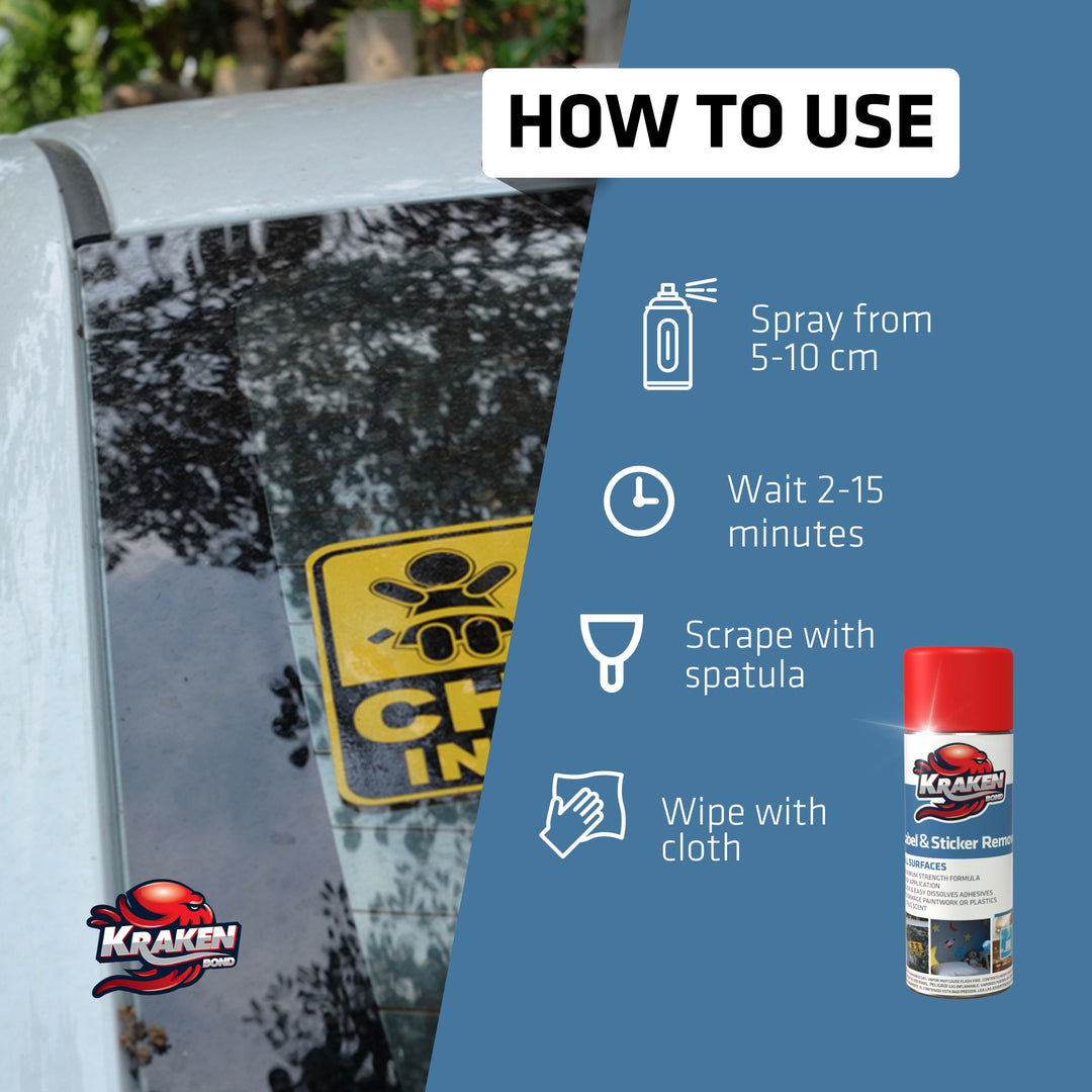 Spary Clean Sticker Label & Sticker Remover Spray