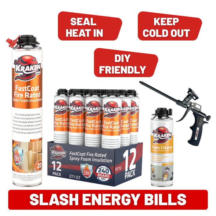 FastCoat Insulation Spray Foam Kit | Class A Fire Rated