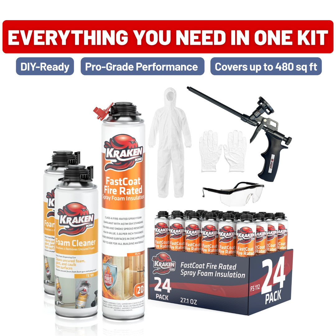 FastCoat Insulation Spray Foam Kit | Class A Fire Rated