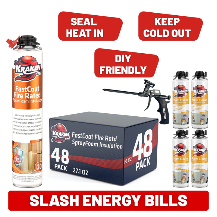 FastCoat Insulation Spray Foam Kit | Class A Fire Rated