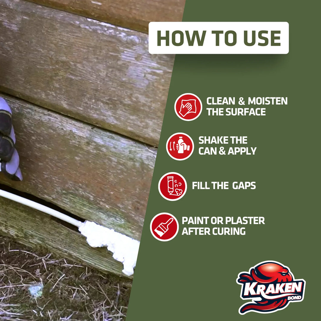 PestSafe Foam Sealant - Pest & Rodent Block Foam– Straw Can 12.3 oz