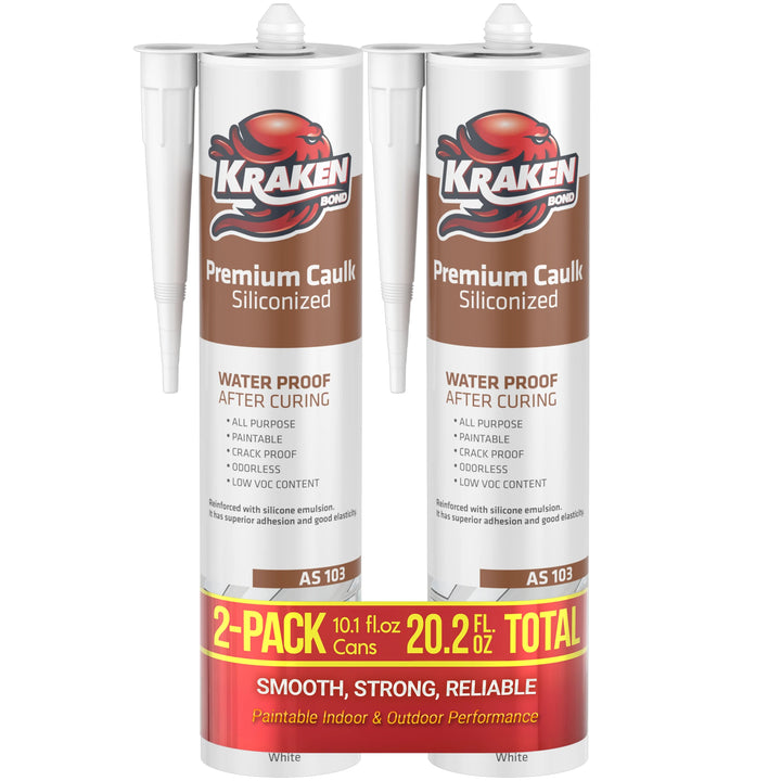 Premium Siliconized Caulk Sealant 10.1 fl oz White