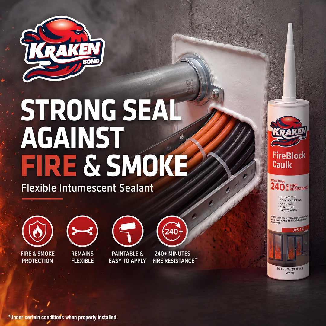 Fire Block Caulk - White 10.1 fl oz
