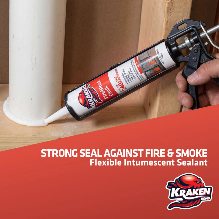 Fire Block Caulk - White 10.1 fl oz