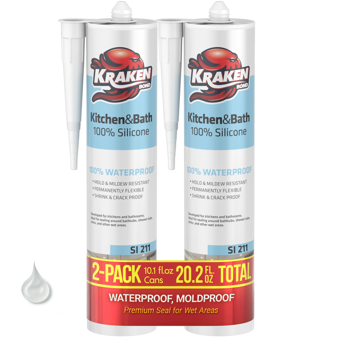 Kitchen & Bathroom Silicone 10.1 fl oz